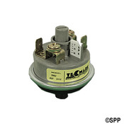 Pressure Switch Tecmark 3902 SPST 1A 1-5" Psi 1/8" Npt with screws - Item 3902