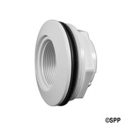 Return Waterway Wall Fitting Assembly with NutandGasket 1-1/2" FPT Thru White - Item 400-9170 Return Waterway Wall Fitting Assembly with NutandGasket 1-1/2" FPT Thru White - Item 400-9170