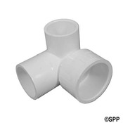 Fitting PVC 90 Deg (3-Waterway) Str Ell Waterway 1-1/2" S x 1-1/2" Spg - Item 411-4050