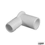 Fitting PVC 90 Deg Adapter Ell Waterway 3/4" Spg (Short) x3/4" RB - Item 411-4060