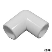 Fitting PVC 90 Deg Spigot Ell Waterway 1-1/2" Spg x 1-1/2" Spg - Item 411-5550