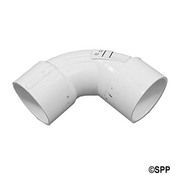 Fitting PVC 90 Degree Sweep Ell Waterway 1-1/2" S x 1-1/2" S - Item 411-9110
