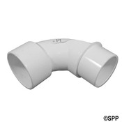 Fitting PVC 90 Degree Sweep Ell Waterway 2-1/2" S x 2-1/2" Spg - Item 411-9140