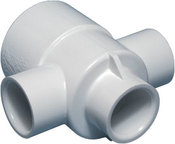 Fitting PVC Cross Tee Ell Waterway 1-1/2" S x 3/4" S x 3/4" S - Item 413-1770 Fitting PVC Cross Tee Ell Waterway 1-1/2" S x 3/4" S x 3/4" S - Item 413-1770