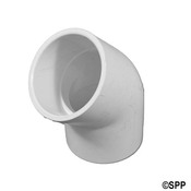Fitting PVC 45" Degree Ell LASCO 2S x 2S - Item 417-020