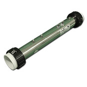 Heater Assembly Cal Spa Flo-Thru S/S 5" .5" kW 240V 2 x 15" -1/2" L - Item 48-3300-10-321H