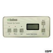 Spa Side Control EleCenteronic Balboa Standard Dig (Old Style) 5" BTN LCD - Item 50798 Spa Side Control EleCenteronic Balboa Standard Dig (Old Style) 5" BTN LCD - Item 50798