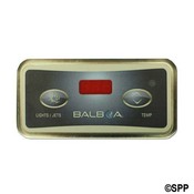Spa Side Control EleCenteronic Balboa Lite Dig (Generic) 2BTN LED 7'Cbl - Item 51705