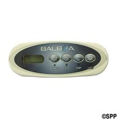 Spa Side Control EleCenteronic Balboa VL200 Mini-Oval 4BTN LCD 7'Cbl - Item 52144