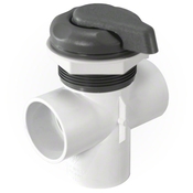 Valve Assembly Diverter Waterway 2 Vert 2 Port Top Acc 5" -Scallop  - Item 600-3047