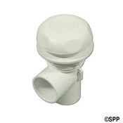 Valve Assembly Waterway 1" Port (Shut Off) 5" -Scalloped 1S White - Item 600-4360