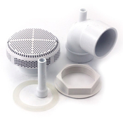 Suction Assembly VGB Super Hi-Flo 5" Diameter Cover 25" 1 GPM Gray - Item 640-3597V