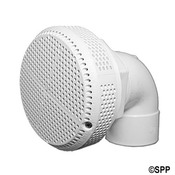 Suction Assembly VGB Super Hi-Flo 5" DiameterCover 25" 1 GPM White - Item 640-3600V