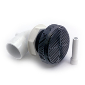 Suction Assembly VGB Super Hi-Flo 5" DiameterCover 25" 1 GPM Black - Item 640-3601V
