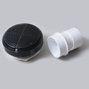 Suction Assembly VGB Super Hi-Flo 5" Diameter Cover 25" 1 GPM Black - Item 640-3631V