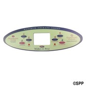Spa Side Overlay (MTS97) '98 Ser Standard 6" BTN LCD 11"Oval - Item 650-0447