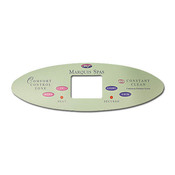 Spa Side Overlay (MTSII) Ser Standard 4BTN LCD 11"Oval - Item 650-0656