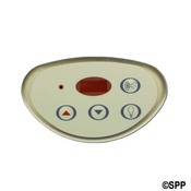 Spa Side Control EleCenteronic Sundance Del Sol LX10 4BTN LED 6" 'Cable - Item 6600-641
