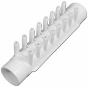 Manifold PVC Air Waterway 1.5" S x 1.5" Spg x (16" ) 3/8" SB Ports - Item 672-0420 Manifold PVC Air Waterway 1.5" S x 1.5" Spg x (16" ) 3/8" SB Ports - Item 672-0420