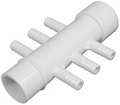 Manifold PVC Air Waterway (Oppose) 1S x 1Spg x (6" ) 3/8" SB Port - Item 672-3900