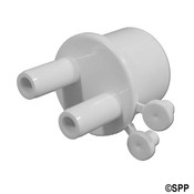Manifold PVC Air Waterway 1Spg x (2) 3/8" SB Ports - Item 672-4010