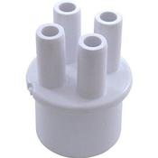 Manifold PVC Air Waterway 1Spg x (4) 3/8" SB Ports (2) Plugs - Item 672-4030