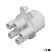 Manifold PVC Air Waterway 1Spg x (5" ) 3/8" SB Ports (2) Plugs - Item 672-4100