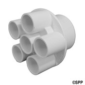 Manifold PVC Waterway 2S x (6" ) 3/4" S Ports - Item 672-4260