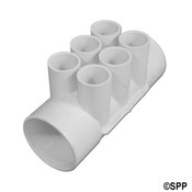 Manifold PVC Waterway 2S x 2S x (6" ) 3/4" S Ports - Item 672-4270 Manifold PVC Waterway 2S x 2S x (6" ) 3/4" S Ports - Item 672-4270