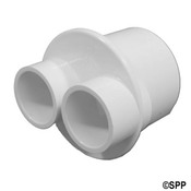 Manifold PVC Air Waterway 1-1/2" S x (2) 3/4" S Ports - Item 672-4280