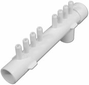 Manifold PVC Air Waterway 1Sx1Spgx1Spgx (8) 3/8" SB (3) Plugs - Item 672-4370