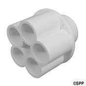 Manifold PVC Waterway 1S x (5" ) 1/2" S Ports - Item 672-4380 Manifold PVC Waterway 1S x (5" ) 1/2" S Ports - Item 672-4380
