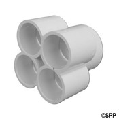 Manifold PVC Waterway 1.5" S x (4) 1S Ports - Item 672-4620 Manifold PVC Waterway 1.5" S x (4) 1S Ports - Item 672-4620