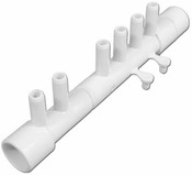 Manifold PVC Air Waterway 1/2" S x 1/2" S x (6" ) 3/8" SB (3) Plugs - Item 672-4690 Manifold PVC Air Waterway 1/2" S x 1/2" S x (6" ) 3/8" SB (3) Plugs - Item 672-4690