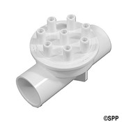 Manifold PVC Air Waterway 1S x 1S x (8) 3/8" SB Ports - Item 672-5070 Manifold PVC Air Waterway 1S x 1S x (8) 3/8" SB Ports - Item 672-5070
