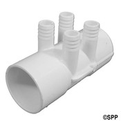 Manifold PVC Waterway (SP) 2S x 2S x (4) 3/4" RB - Item 672-7110 Manifold PVC Waterway (SP) 2S x 2S x (4) 3/4" RB - Item 672-7110