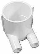 Manifold PVC Waterway (SP) 2S x Dead End x (2) 3/4" RB - Item 672-7160 Manifold PVC Waterway (SP) 2S x Dead End x (2) 3/4" RB - Item 672-7160