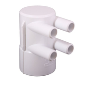 Manifold PVC Waterway (ShurGrip) 2S x Dead End x (4) 3/4" SB - Item 672-7370