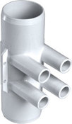 Manifold 2â Shr x 2â Shr x (4) ¾â Sb Ports 40 - Item 672-7510 Manifold 2â Shr x 2â Shr x (4) ¾â Sb Ports 40 - Item 672-7510
