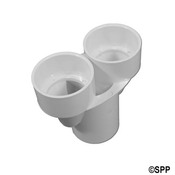 Fitting PVC Wye Manifold Waterway 2S x 2S x 2S - Item 672-8000 Fitting PVC Wye Manifold Waterway 2S x 2S x 2S - Item 672-8000