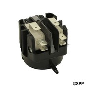 Air Switch Latching Herga SPDT 20 Amp Side Spout - Item 6861