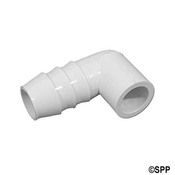 Fitting PVC Barbed 90 Deg Adapter 3/4" Barb x 1/2" Spg - Item 73490 Fitting PVC Barbed 90 Deg Adapter 3/4" Barb x 1/2" Spg - Item 73490