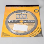 Tool Saw Blade 7Diamond Masonry Turbo - Item 91107030B