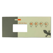 Spa Side Overlay Gecko TSC-19 4BTN LED 7Large Rectangle - Item 9916-100218