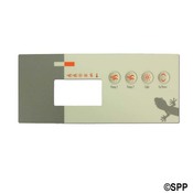Spa Side Overlay Gecko TSC-19 4BTN LED 7 Large Rectangle - Item 9916-100219
