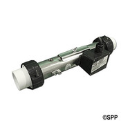 Heater Assembly (Arctic Spa) Flo-Thru (Titanium) 5" .5" kW 240V 2 x 12 - Item C2550-0103TT