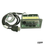 Spa Side Control Air 240V 2BTN with Temp Display with Thermostat - Item CC2D-240-06-I00