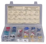 Wire Terminal Kit Solderless Assrted Vinyl Insulated with Box - Item FK0400 Wire Terminal Kit Solderless Assrted Vinyl Insulated with Box - Item FK0400