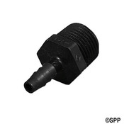 Fitting PVC Barbed Adapter INDUST 1/4" RB x 1/2" MPT - Item P4MCB-8 Fitting PVC Barbed Adapter INDUST 1/4" RB x 1/2" MPT - Item P4MCB-8