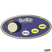 Spa Side Control EleCenteronic Sundance 400 (4/96" -4/98) Suntub DV/SV - Item SD6600-051